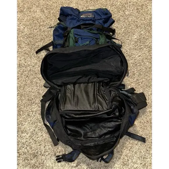 Jansport Rare NWOT Vintage Hiking Backpack USA 26 X 16.5 Padded Back Frameless - Picture 9 of 12